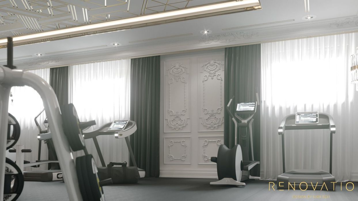 Design Projects - Gyms - Gym Hall In Cottage - A photo  2