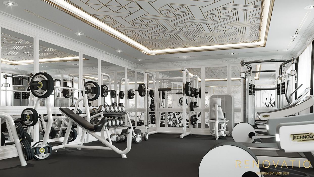 Design Projects - Gyms - Gym Hall In Cottage - A photo  3