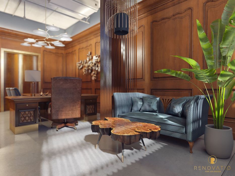 Дизайн интерьера офиса Фьюжен Кабинет - Фото 1