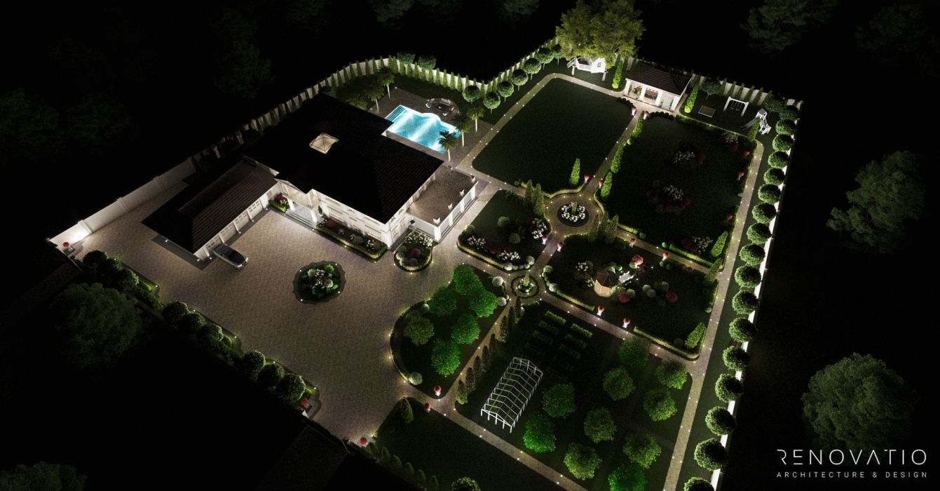 Дизайн фасада дома 1500 кв.м. - Фото 13