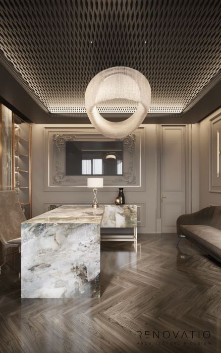 Interior design of an apartment in Vozdvizhenka RC - Photo 20