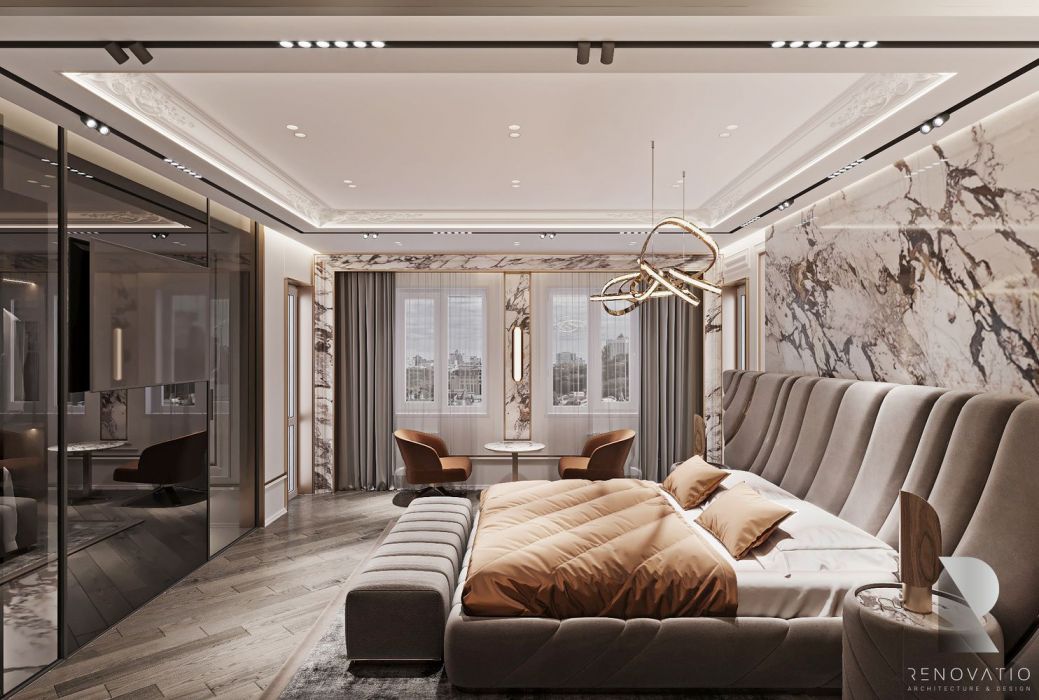 Interior design of an apartment in Vozdvizhenka RC - Photo 29