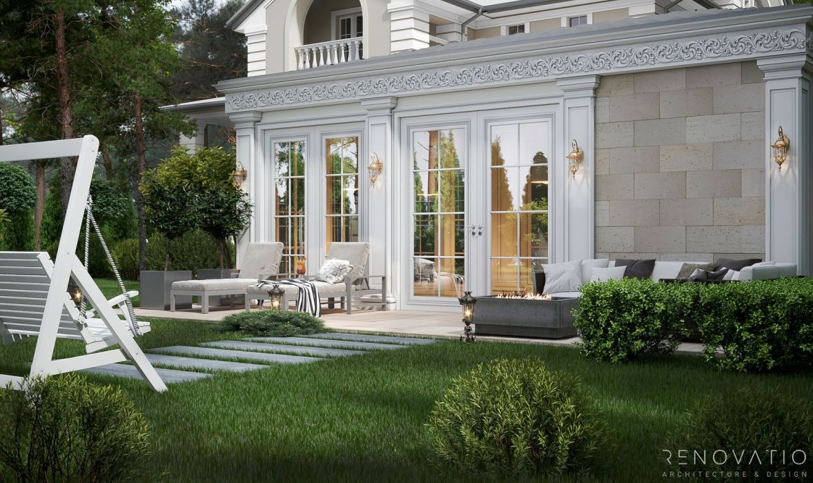 Дизайн проект фасаду будинка Рівьера Вілас 700 кв.м. - Фото 10