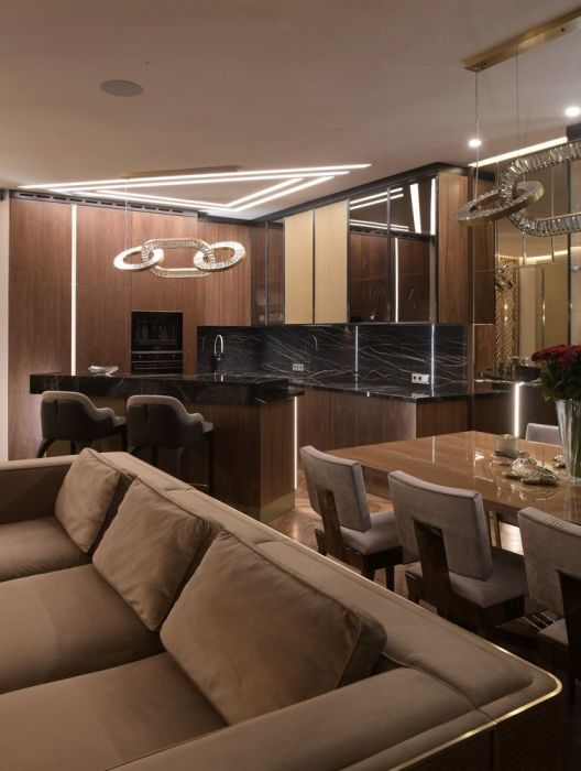 Дизайн квартиры в ЖК Шервуд 110 кв.м. - Фото 18