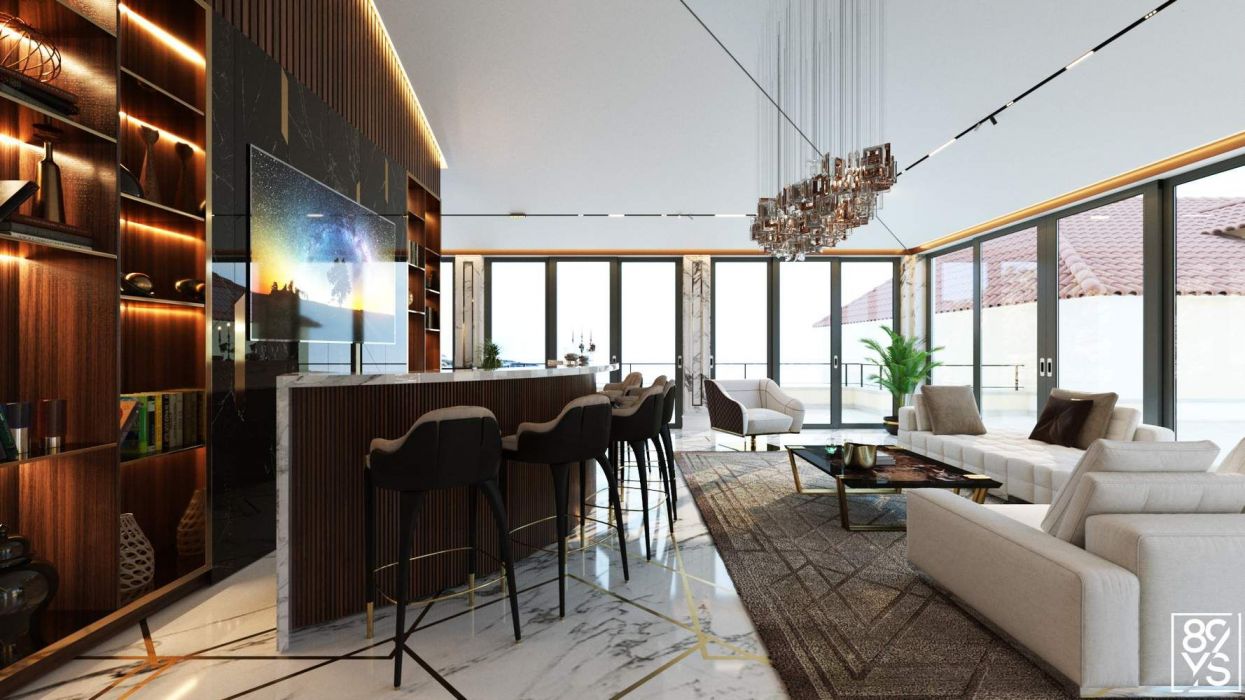 Проєкти - Дизайн Інтерєру Будинків - Канни 2000 Кв.м. - Фото 12