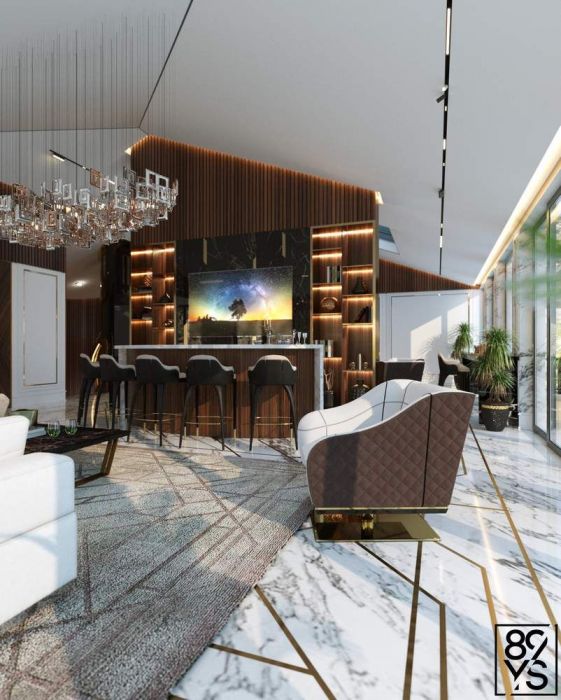 Проєкти - Дизайн Інтерєру Будинків - Канни 2000 Кв.м. - Фото 14