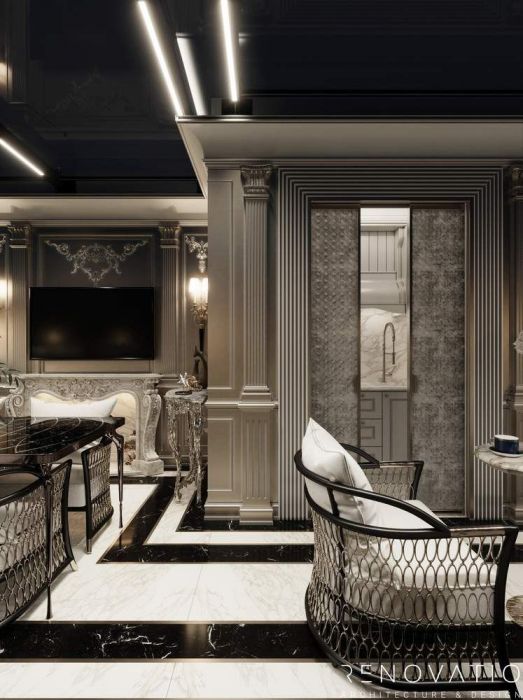 Проєкти - Дизайн Інтерєру Квартир - Жк Бульвар Фонтанів 220 Кв.м. - Фото 27