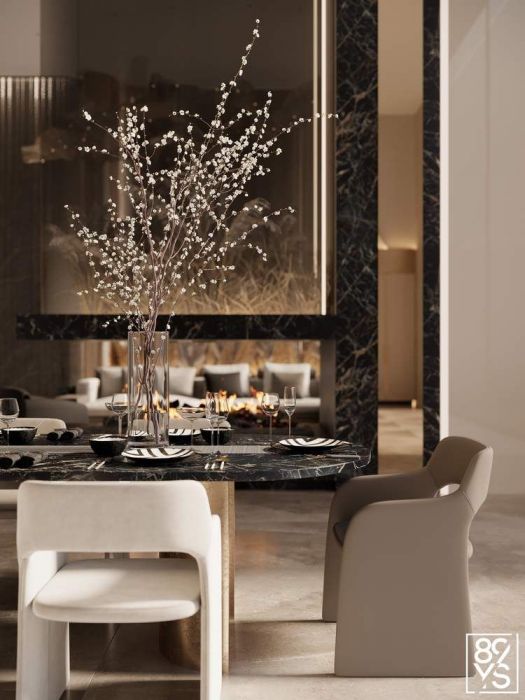 Projects - Interior Design Of Houses - House 500 Sq.m. - A photo  6