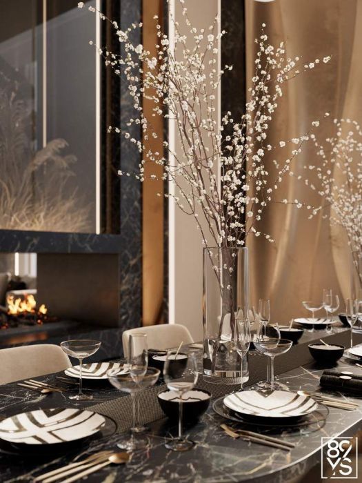 Projects - Interior Design Of Houses - House 500 Sq.m. - A photo  7