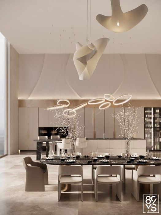 Projects - Interior Design Of Houses - House 500 Sq.m. - A photo  12