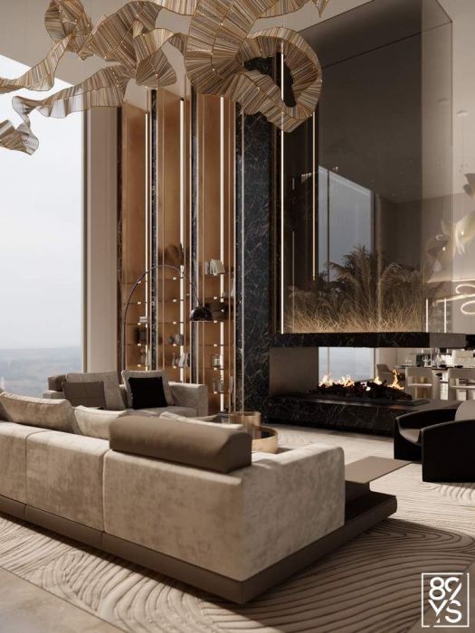 Projects - Interior Design Of Houses - House 500 Sq.m. - A photo  16