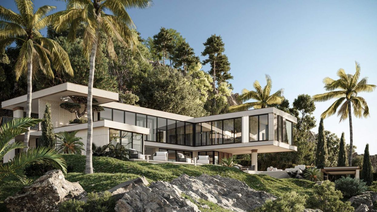 Projects - House Projects - House On The Slope 700 Sq.m. - A photo  2