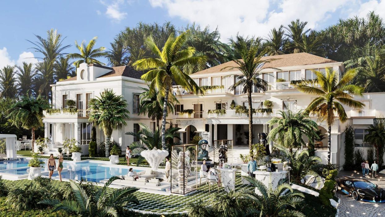 Проекты - Проекты Домов - Вилла Канны 2028 Кв.м. - Фото  1