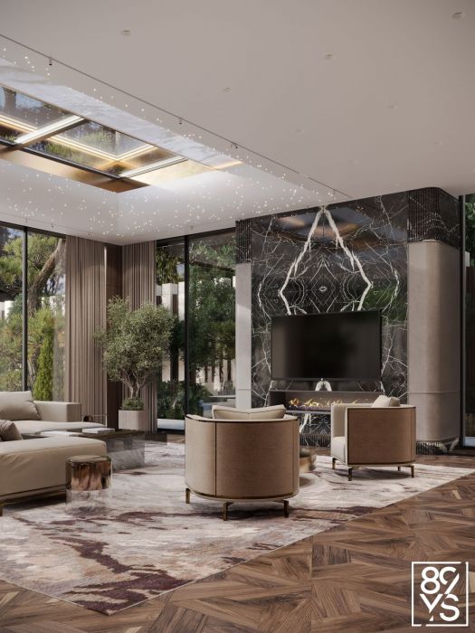 Проєкти - Дизайн Інтерєру Будинків - Київ Будинок 458 Кв.м. - Фото 23