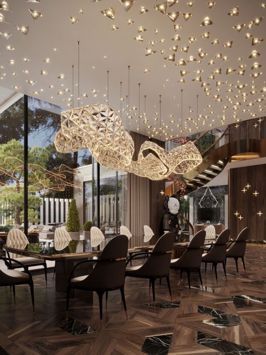 Проєкти - Дизайн Інтерєру Будинків - Київ Будинок 458 Кв.м. - Фото 13