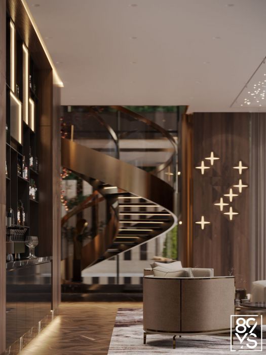 Проєкти - Дизайн Інтерєру Будинків - Київ Будинок 458 Кв.м. - Фото 15