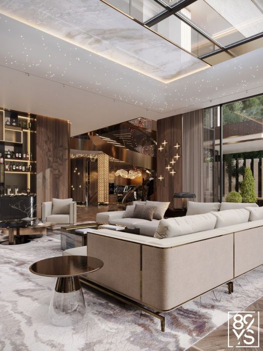 Проєкти - Дизайн Інтерєру Будинків - Київ Будинок 458 Кв.м. - Фото 16