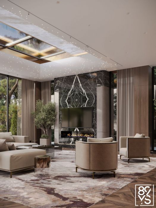 Проєкти - Дизайн Інтерєру Будинків - Київ Будинок 458 Кв.м. - Фото 26