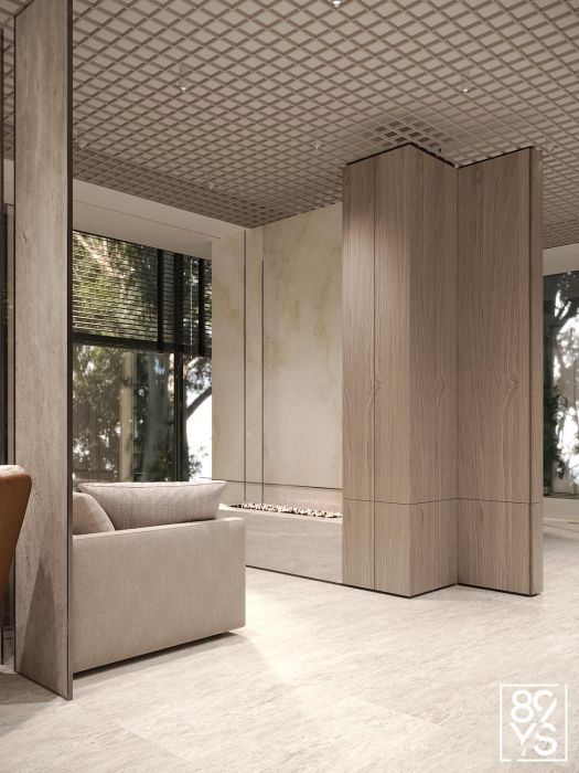 Проекты - Холы, Мопы, Паркинг - Холл В Клубном Доме На Мичурине - Фото  2