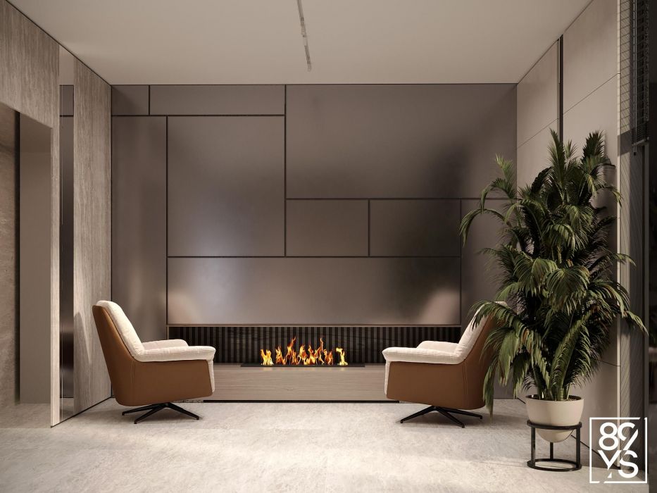 Проекты - Холы, Мопы, Паркинг - Холл В Клубном Доме На Мичурине - Фото  11