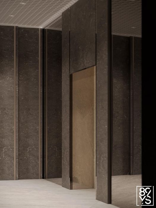 Проекты - Холы, Мопы, Паркинг - Холл В Клубном Доме На Мичурине - Фото  16