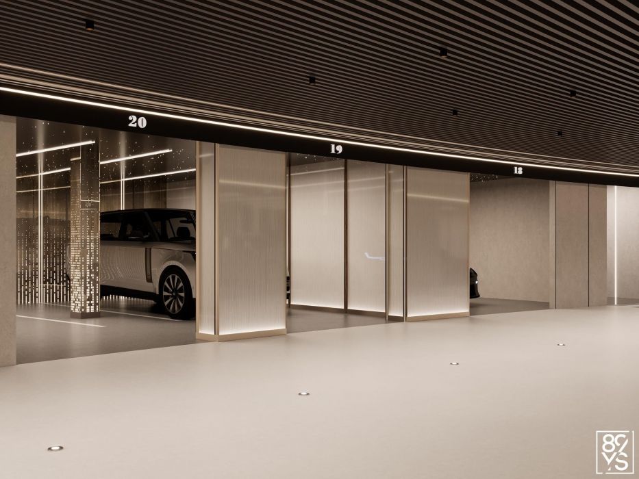 Projects - Halls, Mops, Parking - Parking In The Luxury Garden Rc - A photo  8