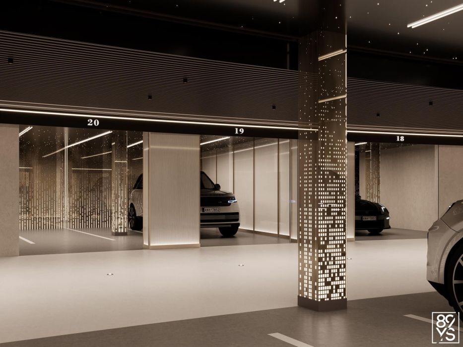 Projects - Halls, Mops, Parking - Parking In The Luxury Garden Rc - A photo  9