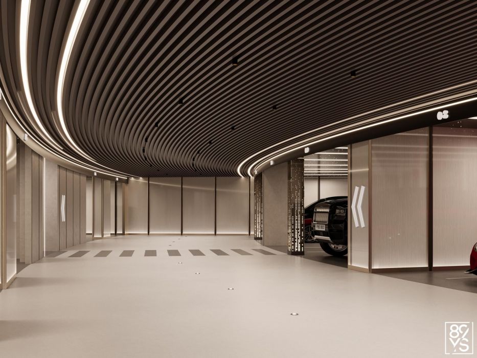 Projects - Halls, Mops, Parking - Parking In The Luxury Garden Rc - A photo  10