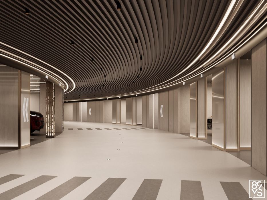 Projects - Halls, Mops, Parking - Parking In The Luxury Garden Rc - A photo  11