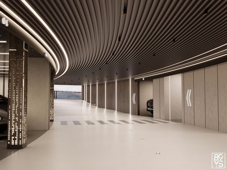 Projects - Halls, Mops, Parking - Parking In The Luxury Garden Rc - A photo  14