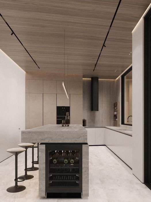 Проєкти - Дизайн Інтерєру Будинків - Сучасний Будинок 496 Кв.м. - Фото 2