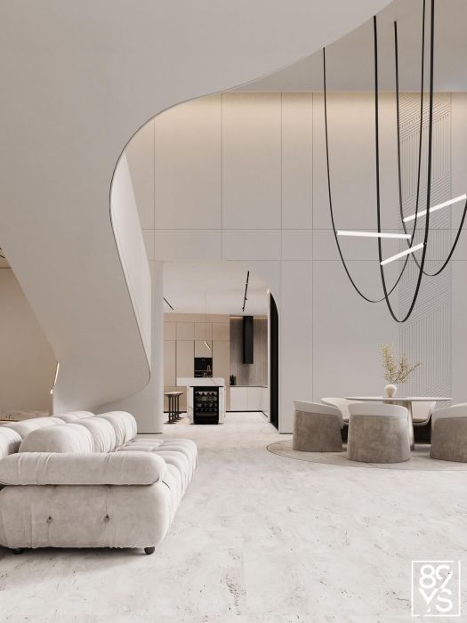 Проєкти - Дизайн Інтерєру Будинків - Сучасний Будинок 496 Кв.м. - Фото 9