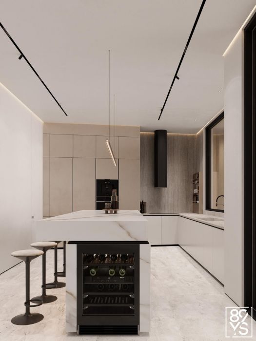 Проєкти - Дизайн Інтерєру Будинків - Сучасний Будинок 496 Кв.м. - Фото 16