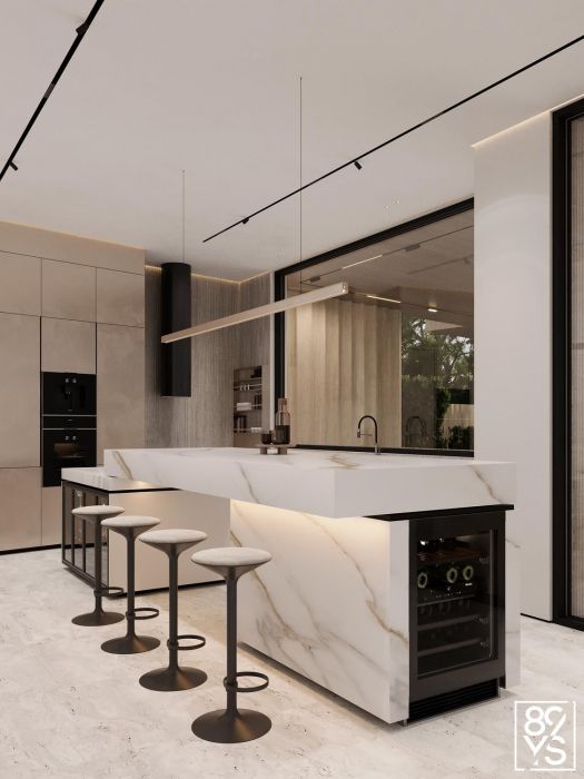 Проєкти - Дизайн Інтерєру Будинків - Сучасний Будинок 496 Кв.м. - Фото 17