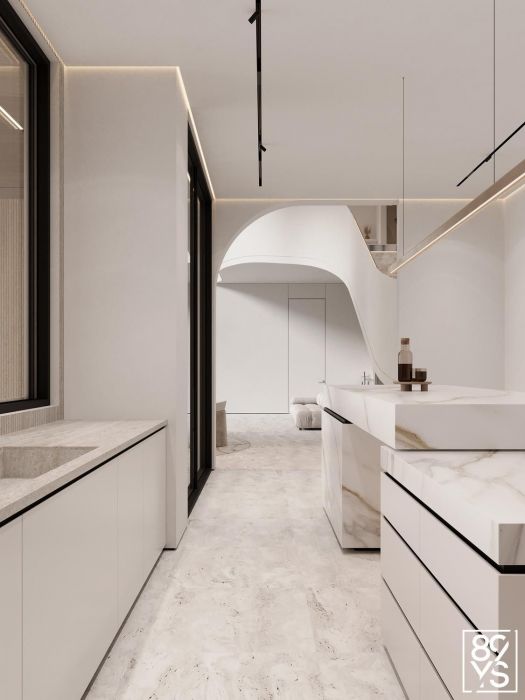 Проєкти - Дизайн Інтерєру Будинків - Сучасний Будинок 496 Кв.м. - Фото 19