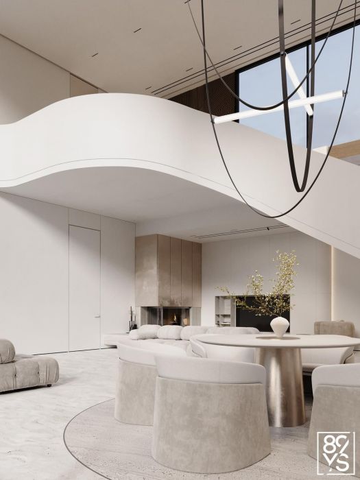 Проєкти - Дизайн Інтерєру Будинків - Сучасний Будинок 496 Кв.м. - Фото 1