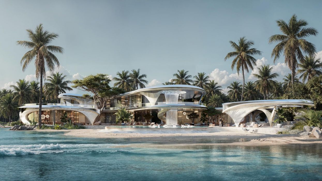 Projects - Interior Design Of Houses - House On A Private Island In Dubai 8200 Sq M. - A photo  2