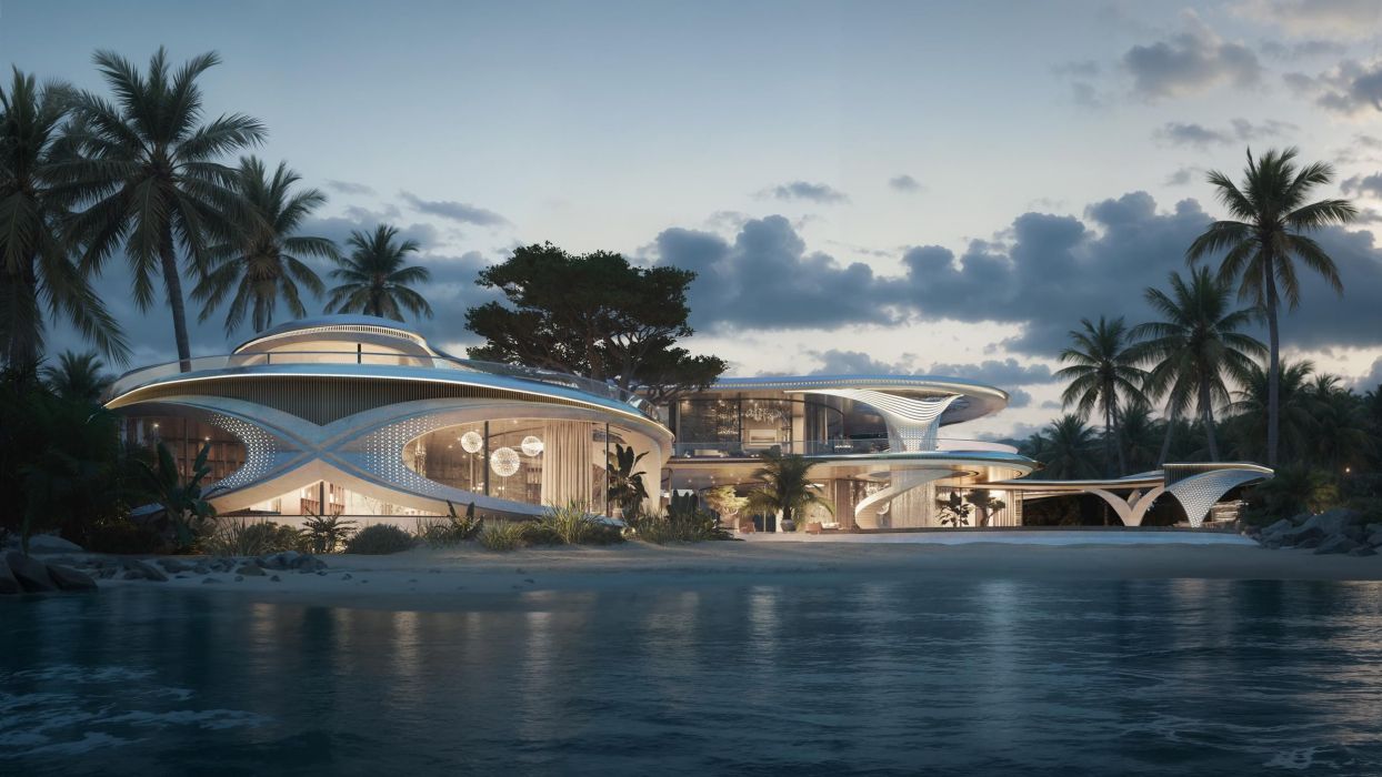 Projects - Interior Design Of Houses - House On A Private Island In Dubai 8200 Sq M. - A photo  3