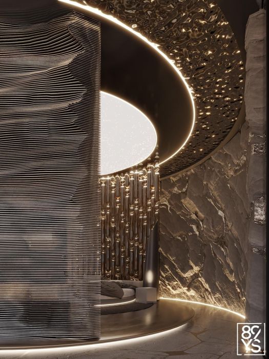 Projects - Interior Design Of Houses - House On A Private Island In Dubai 8200 Sq M. - A photo  13