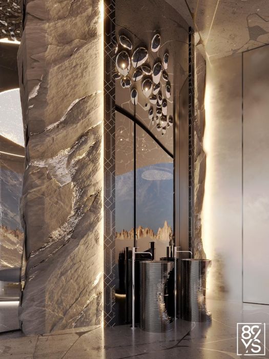 Projects - Interior Design Of Houses - House On A Private Island In Dubai 8200 Sq M. - A photo  16