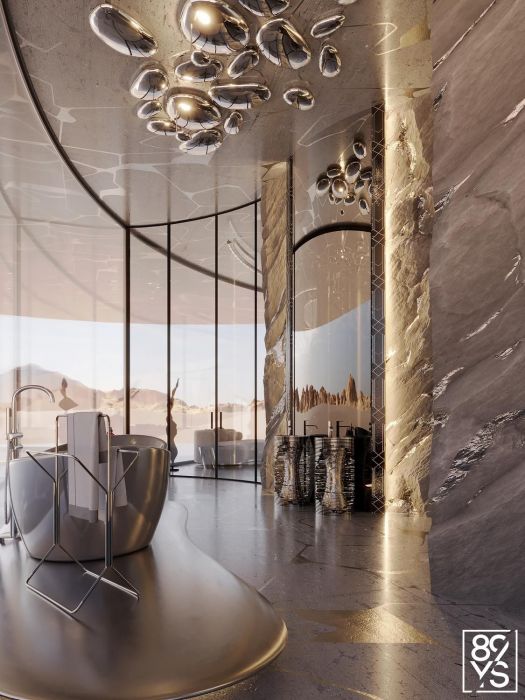 Projects - Interior Design Of Houses - House On A Private Island In Dubai 8200 Sq M. - A photo  19