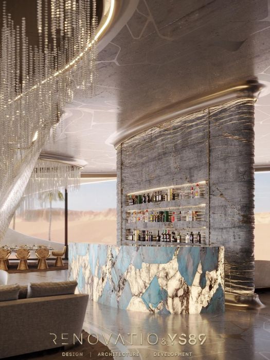 Projects - Interior Design Of Houses - House On A Private Island In Dubai 8200 Sq M. - A photo  20