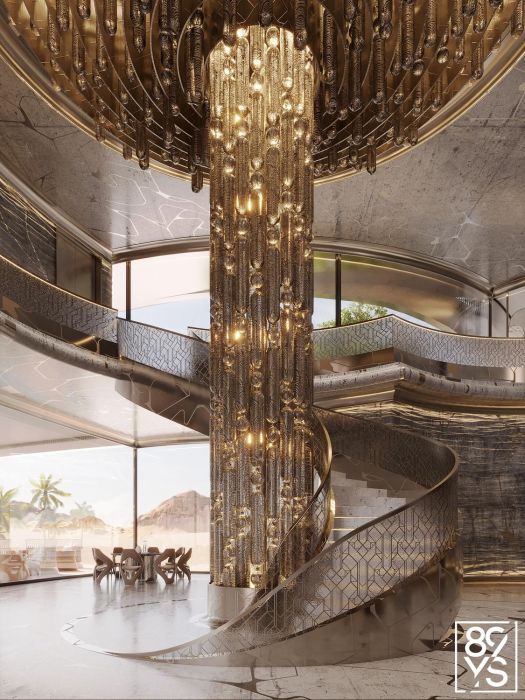 Projects - Interior Design Of Houses - House On A Private Island In Dubai 8200 Sq M. - A photo  24