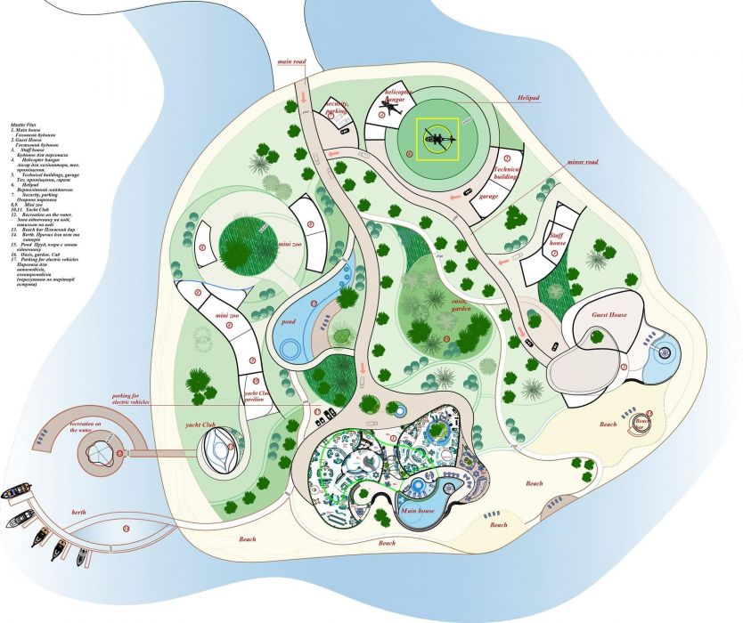 Projects - Interior Design Of Houses - House On A Private Island In Dubai 8200 Sq M. - A photo  32