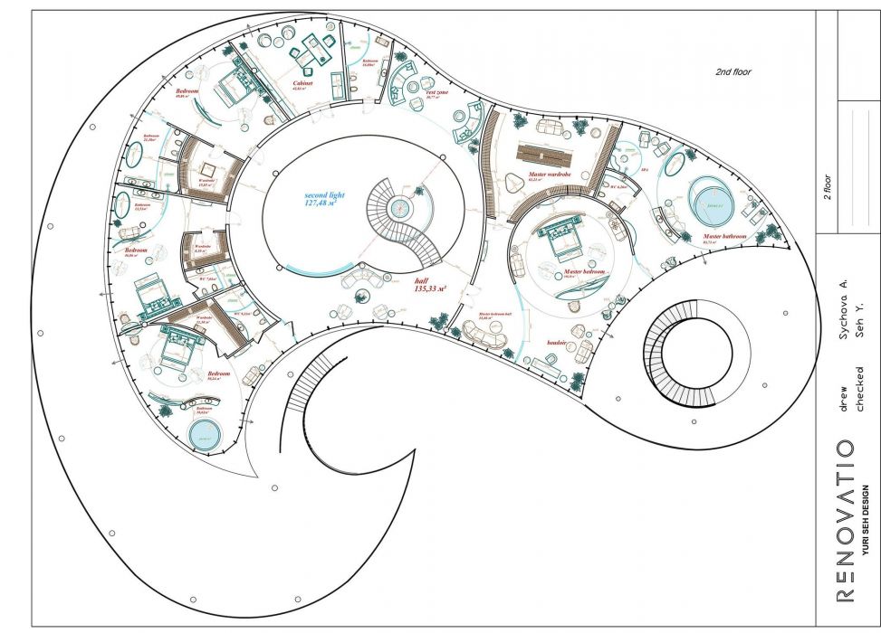 Projects - Interior Design Of Houses - House On A Private Island In Dubai 8200 Sq M. - A photo  33