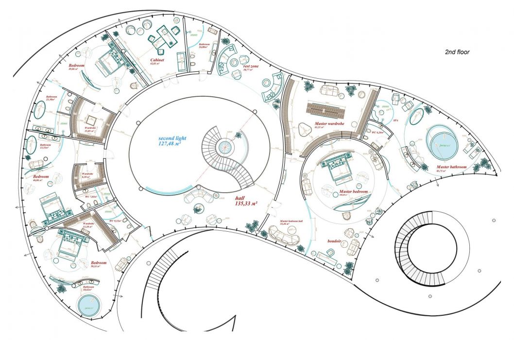 Projects - Interior Design Of Houses - House On A Private Island In Dubai 8200 Sq M. - A photo  34