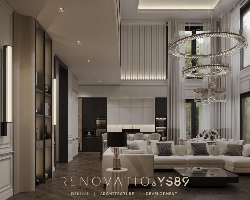 Projects - Interior Design Of Houses - House 400 Sq.m. Tatsenki - A photo  3