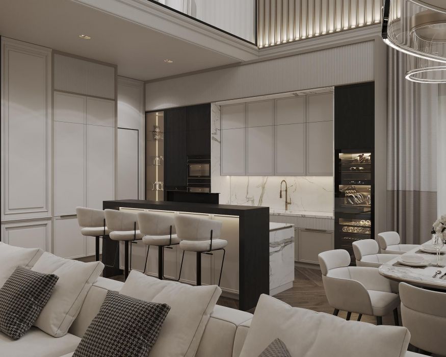 Projects - Interior Design Of Houses - House 400 Sq.m. Tatsenki - A photo  5