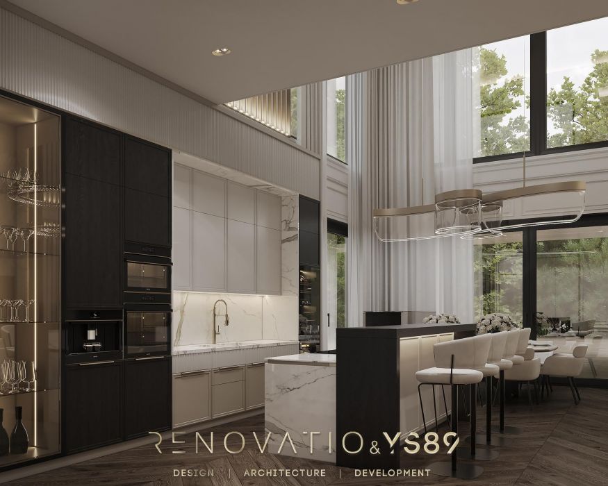 Projects - Interior Design Of Houses - House 400 Sq.m. Tatsenki - A photo  9