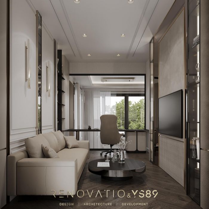 Projects - Interior Design Of Houses - House 400 Sq.m. Tatsenki - A photo  29